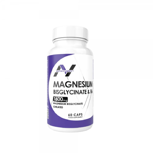 NUTRIYUMMY MAGNESIUM BISGLYCINATE & B6 60 CAPS