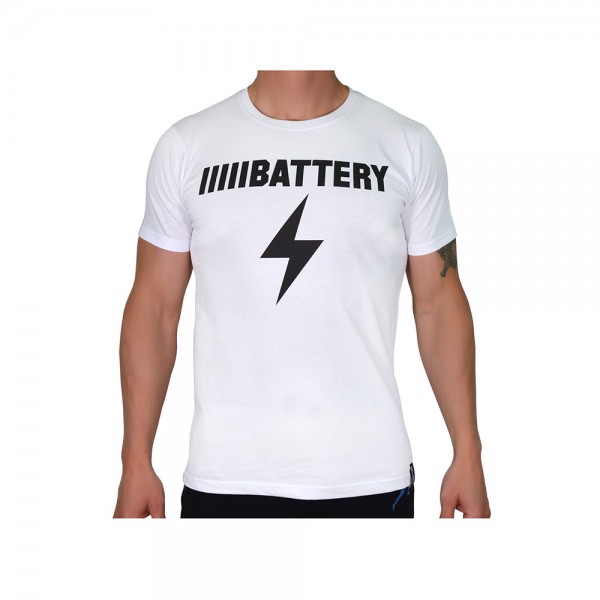 Battery Nutrition Men's T-shirt White