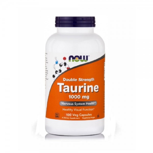 Now Taurine 1000Mg 100 Κάψουλες